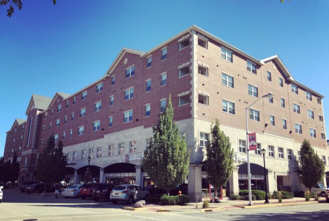 Exterior of School of Social Work building