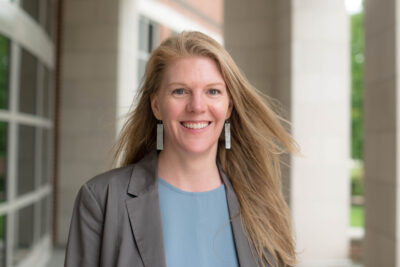 Julie Najar headshot, standing outside