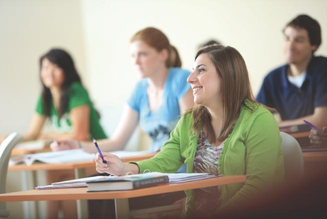 students in classroom