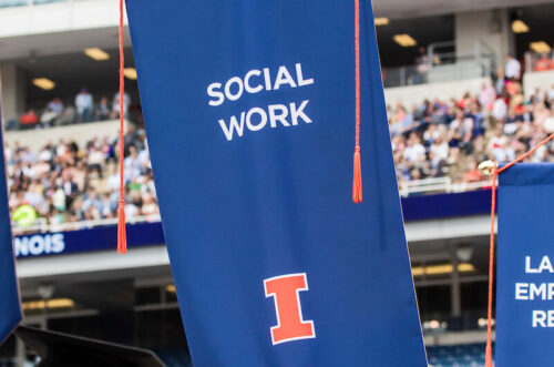 A banner of Social Work.