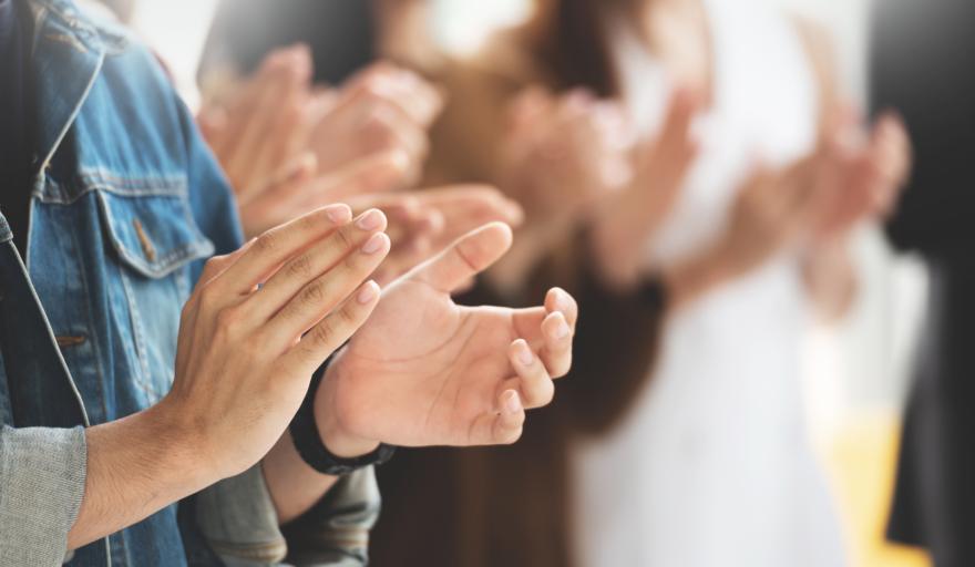 Clapping hands
